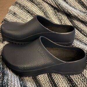 Birkenstock Navy Super-birki Clogs